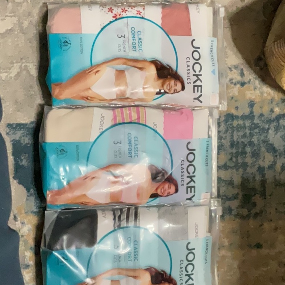 New in bag 3 packs of Jocky French cut  size 10 3xl. Total panties 9 pair